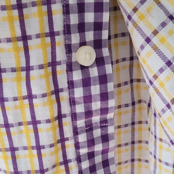 Thomas Dean Collegiate Men's Long-Sleeve Shirt XXLarge LSU - Picture 8 of 12